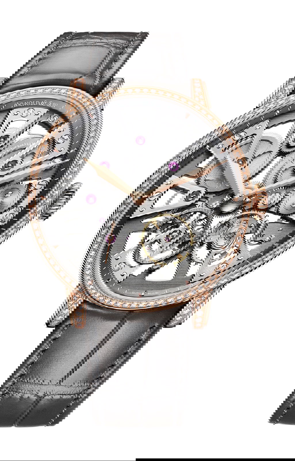 Arnold & Son Nebula 38 Gold luxury timepiece - detailed view