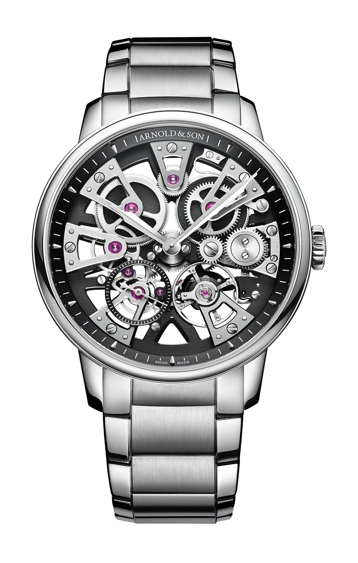 Arnold & Son Nebula 40 Steel Black