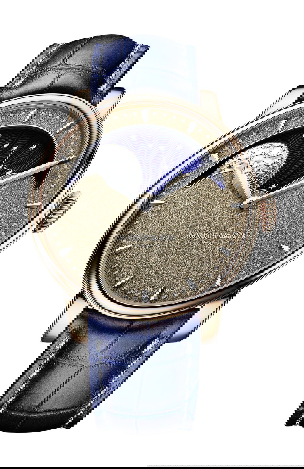 Arnold & Son Perpetual Moon Obsidian luxury timepiece - detailed view