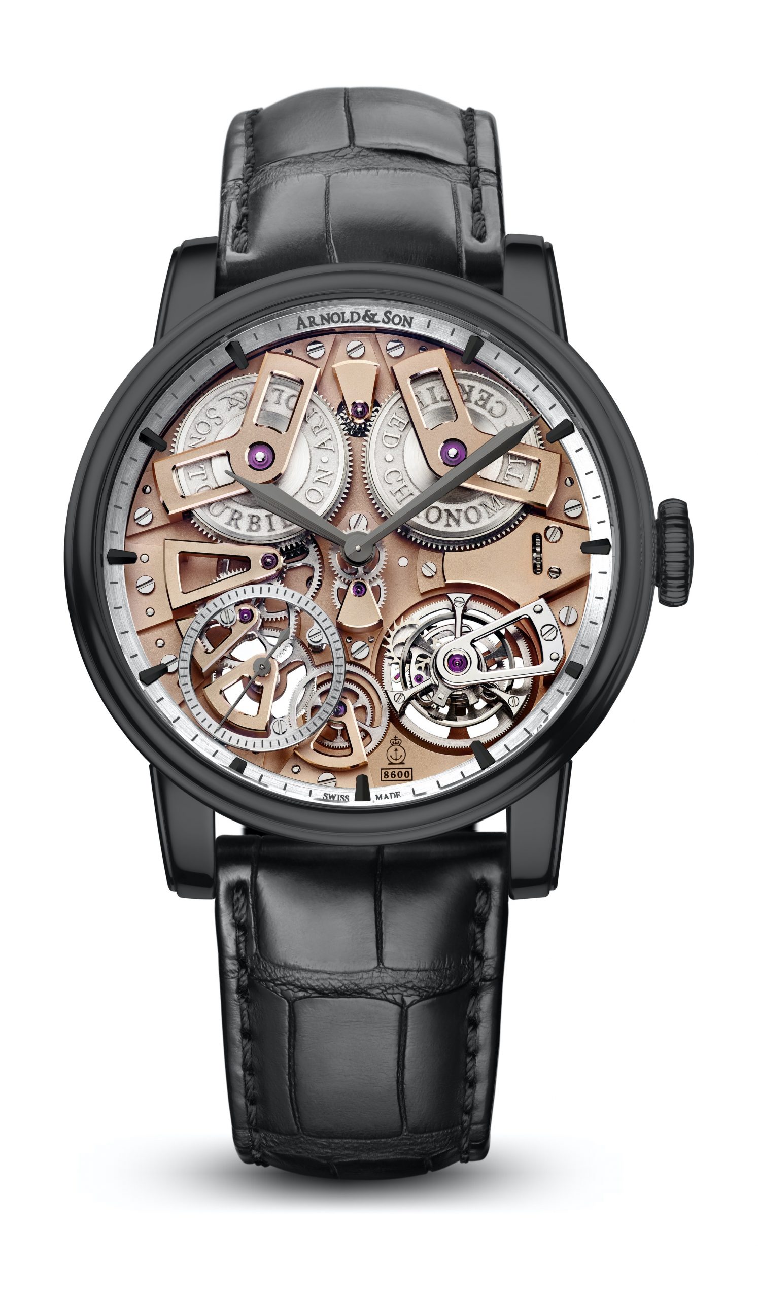 Arnold & Son Tourbillon Chronometer No. 36 luxury timepiece - detailed view