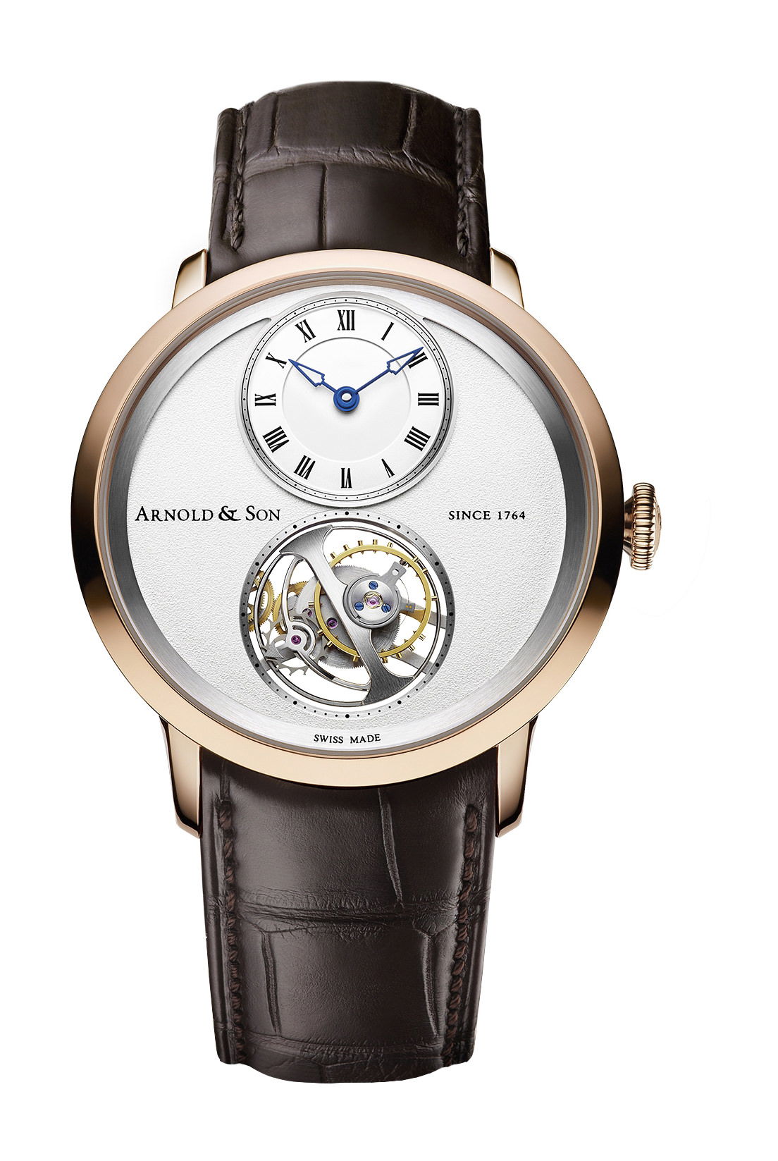 Arnold & Son Ultrathin Tourbillon Gold XX luxury timepiece - detailed view