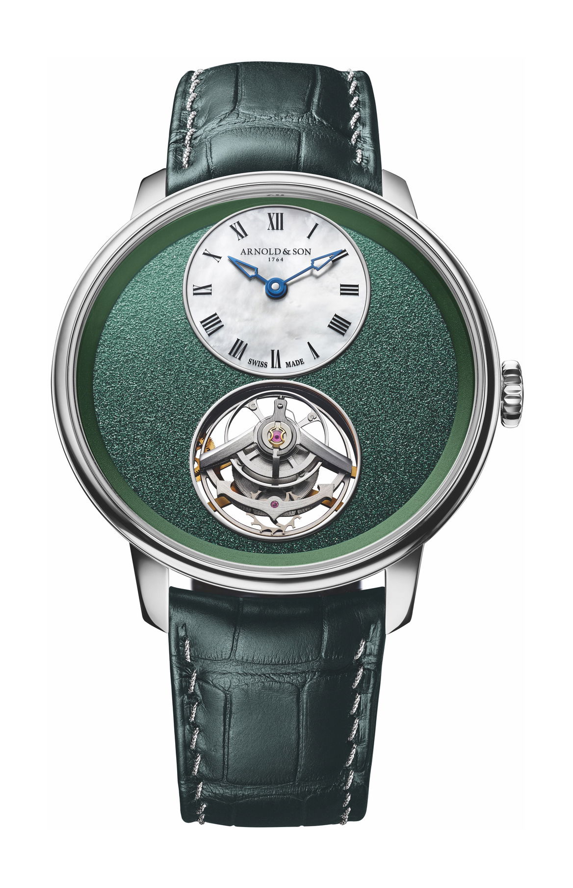 Arnold & Son Ultrathin Tourbillon Platinum luxury timepiece - detailed view
