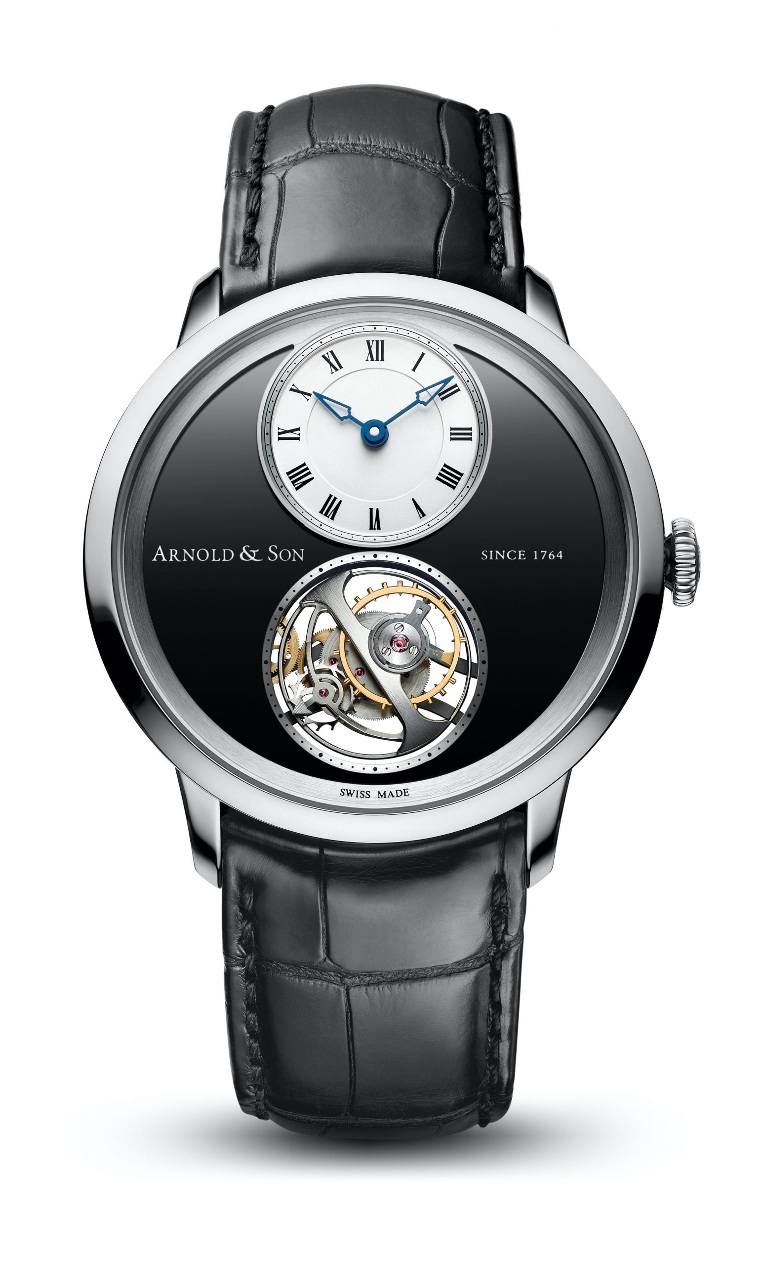Arnold & Son Ultrathin Tourbillon Palladium luxury timepiece - detailed view