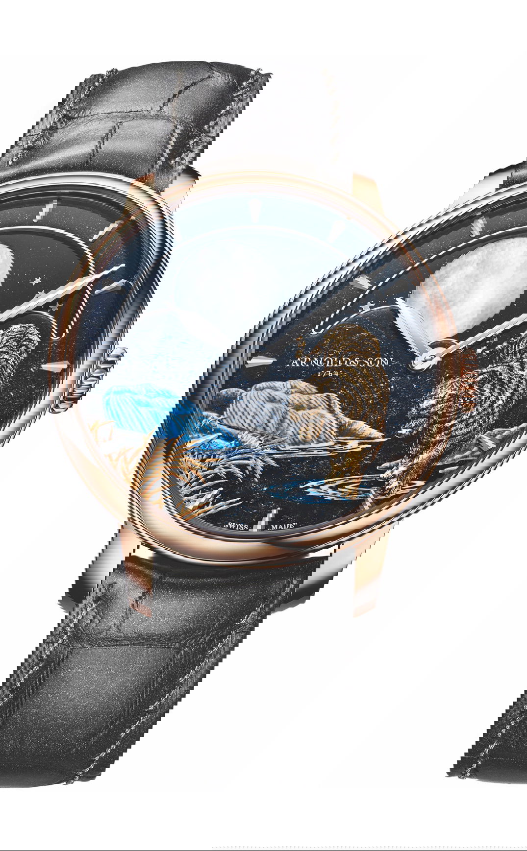 Arnold & Son Perpetual Moon “Year of the Tiger” luxury timepiece - detailed view