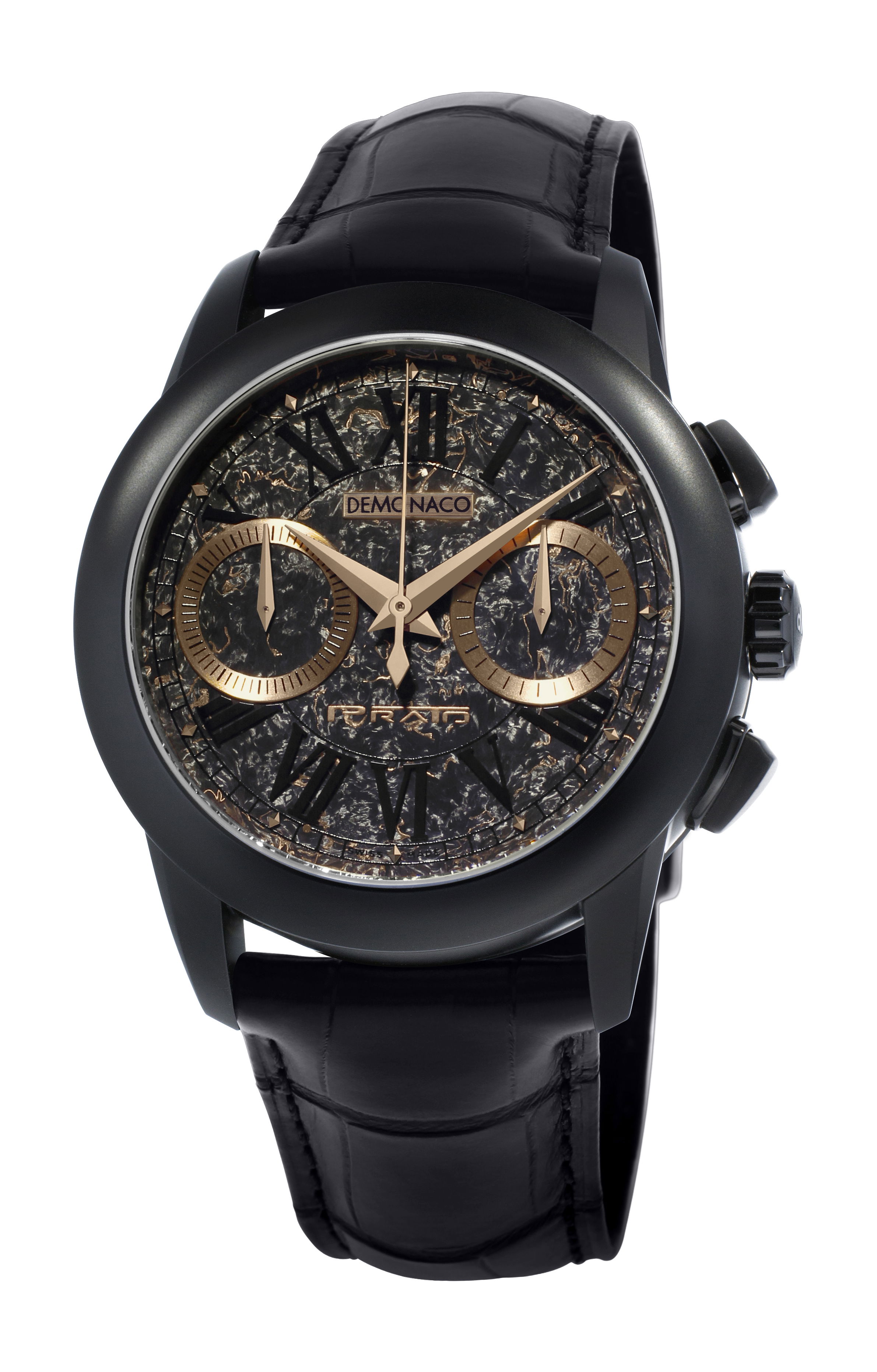 Ateliers de Monaco Admiral Chronographe Flyback Prato luxury timepiece - detailed view
