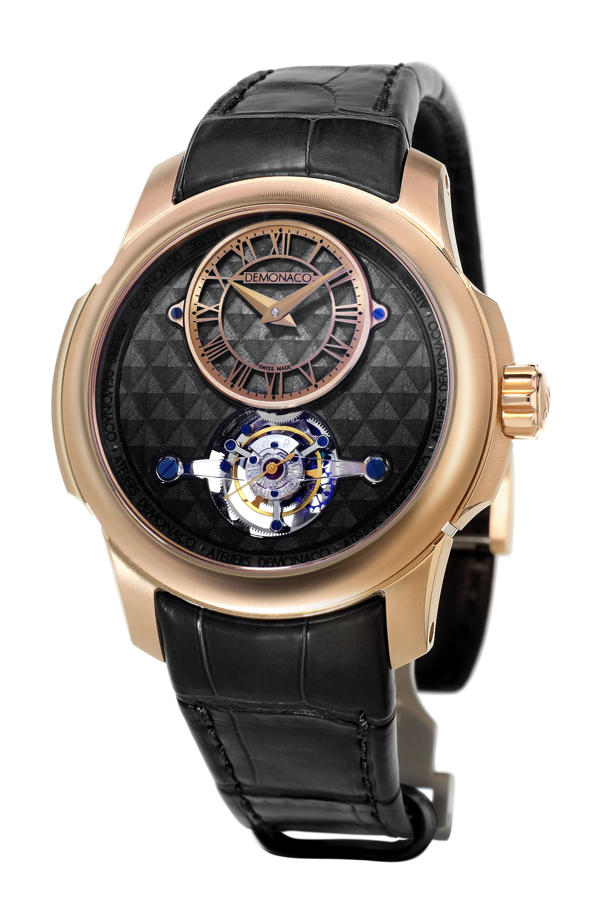 Ateliers de Monaco Tourbillon Oculus 1297 luxury timepiece - detailed view
