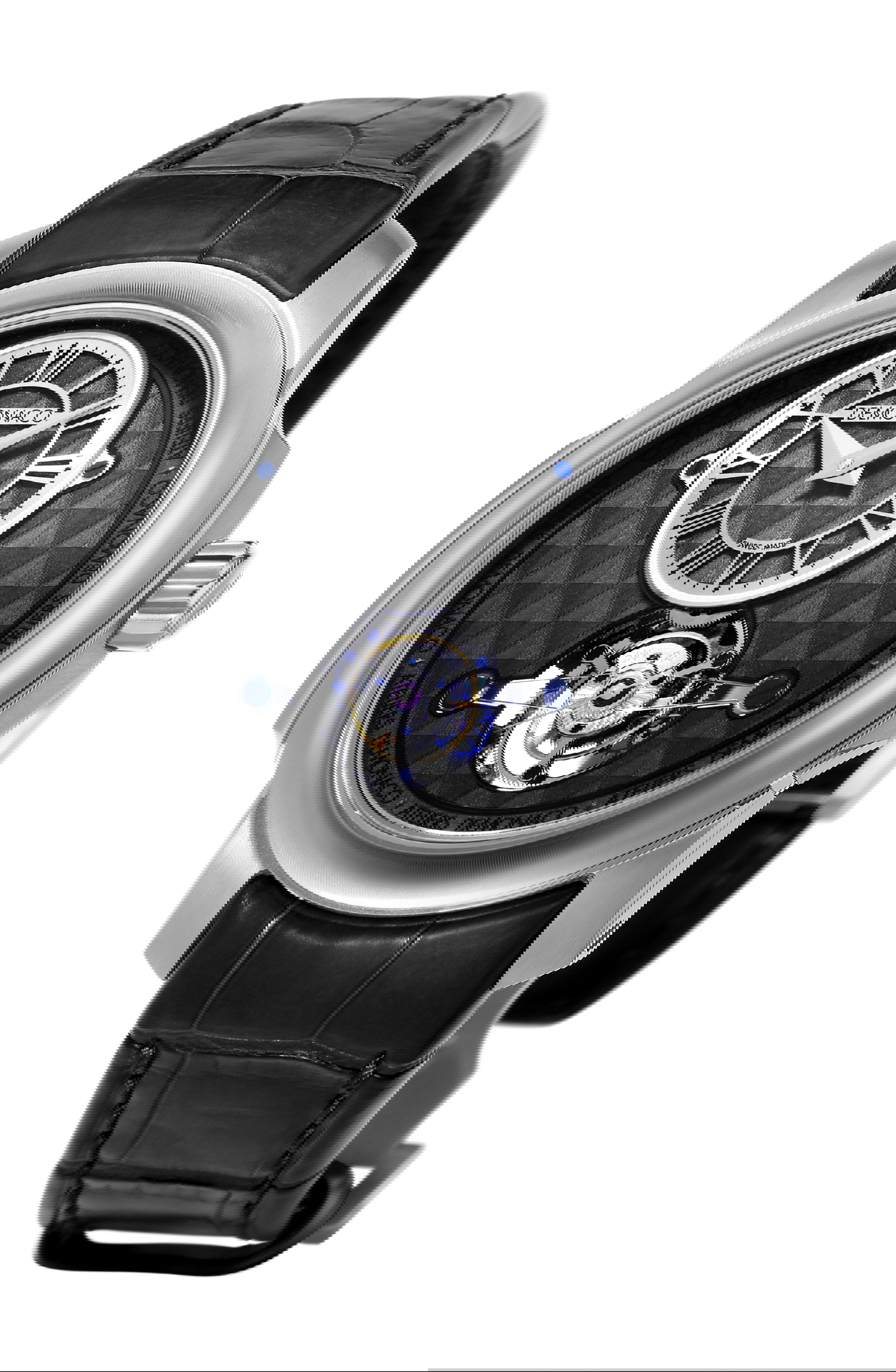 Ateliers de Monaco Tourbillon Oculus 1297 luxury timepiece - detailed view