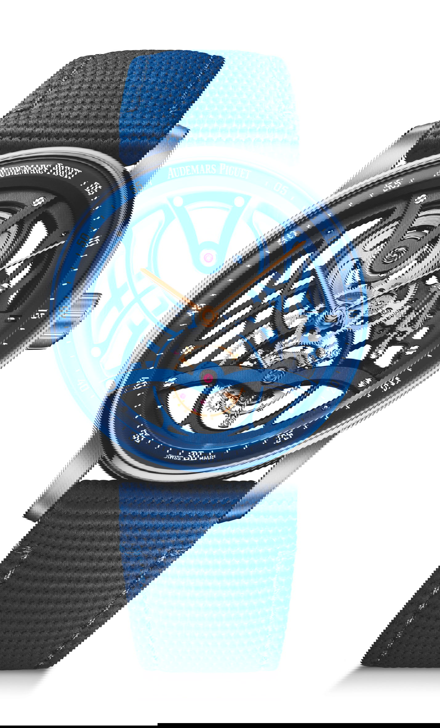 Audemars Piguet Code 11.59 by Audemars Piguet Tourbillon Openworked luxury timepiece - detailed view