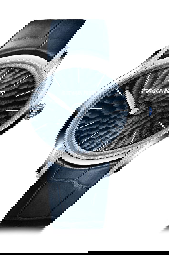 Audemars Piguet Millenary Frosted Gold Philosophique luxury timepiece - detailed view