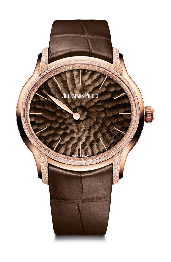 Audemars Piguet Millenary Frosted Gold Philosophique luxury timepiece - detailed view