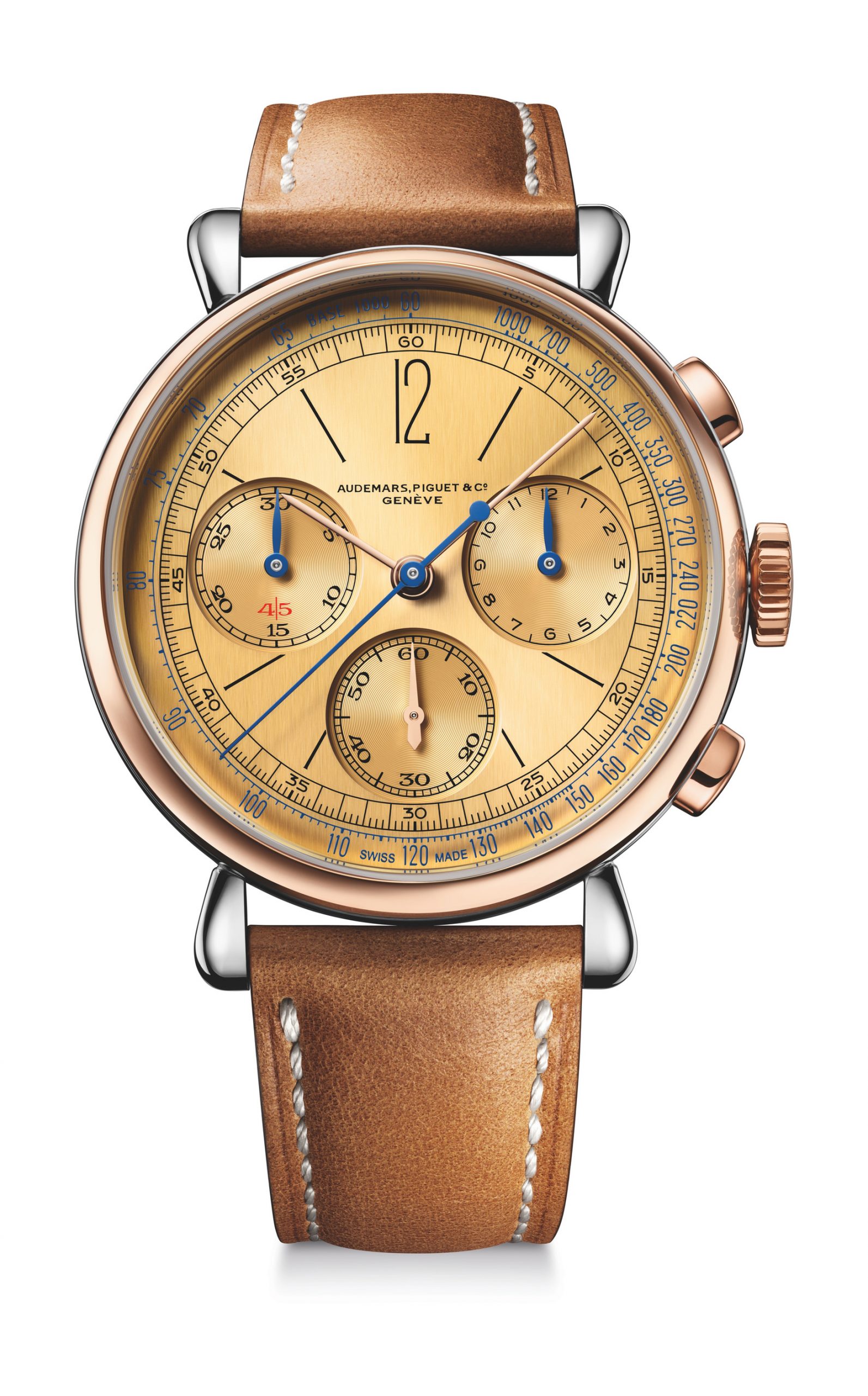 Audemars Piguet [Re]master01 Selfwinding Chronograph luxury timepiece - detailed view