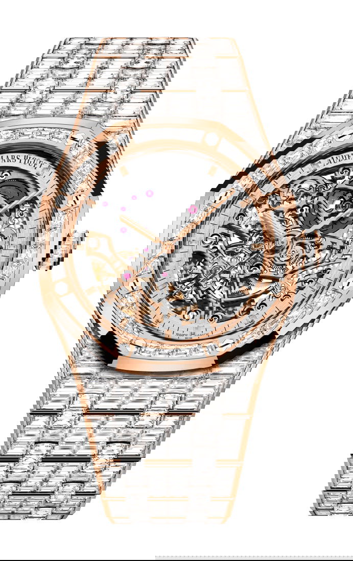 Audemars Piguet Royal Oak Double Balance Wheel Openworked luxury timepiece - detailed view