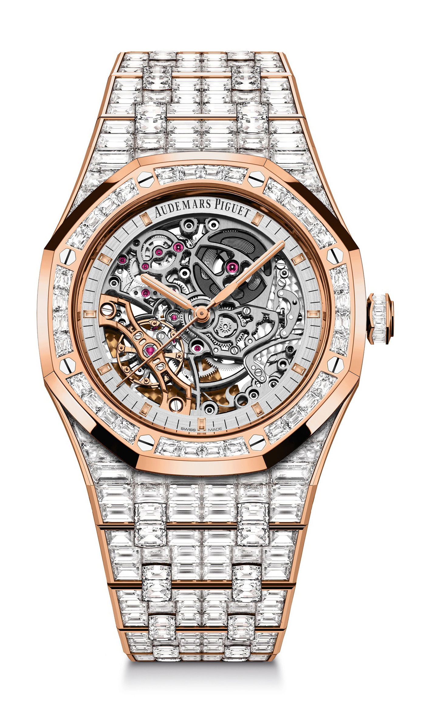 Audemars Piguet Royal Oak Double Balance Wheel Openworked luxury timepiece - detailed view
