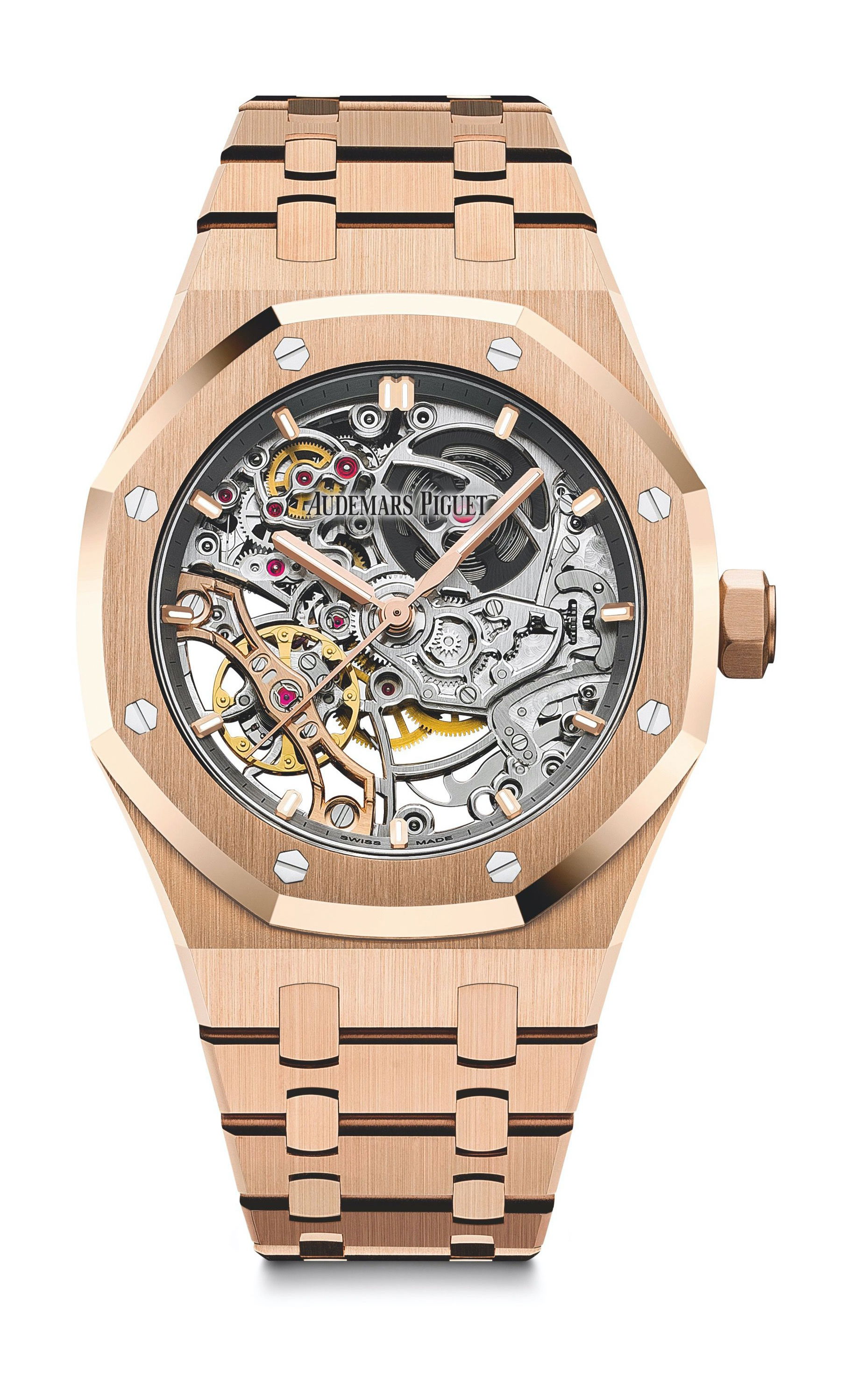 Audemars Piguet Royal Oak Double Balance Wheel Openworked luxury timepiece - detailed view