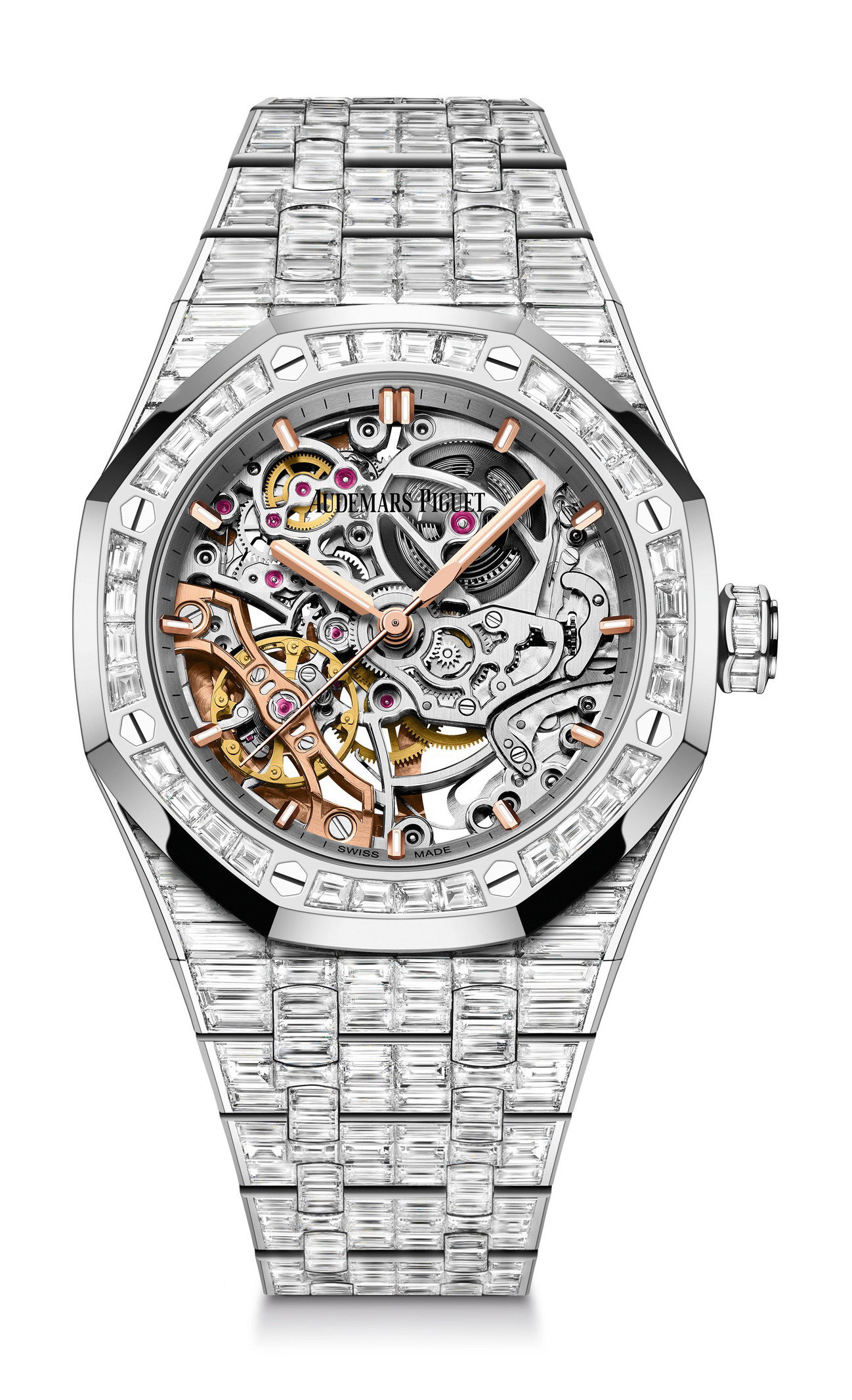 Audemars Piguet Royal Oak Double Balance Wheel Openworked luxury timepiece - detailed view