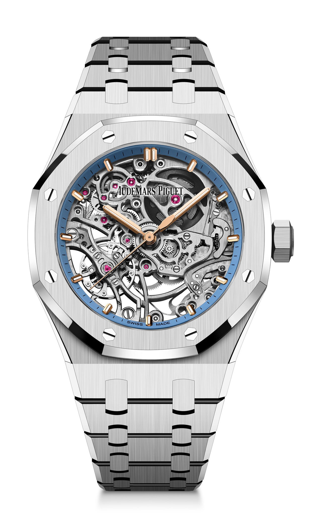 Audemars Piguet Royal Oak Double Balance Wheel Openworked 37 luxury timepiece - detailed view