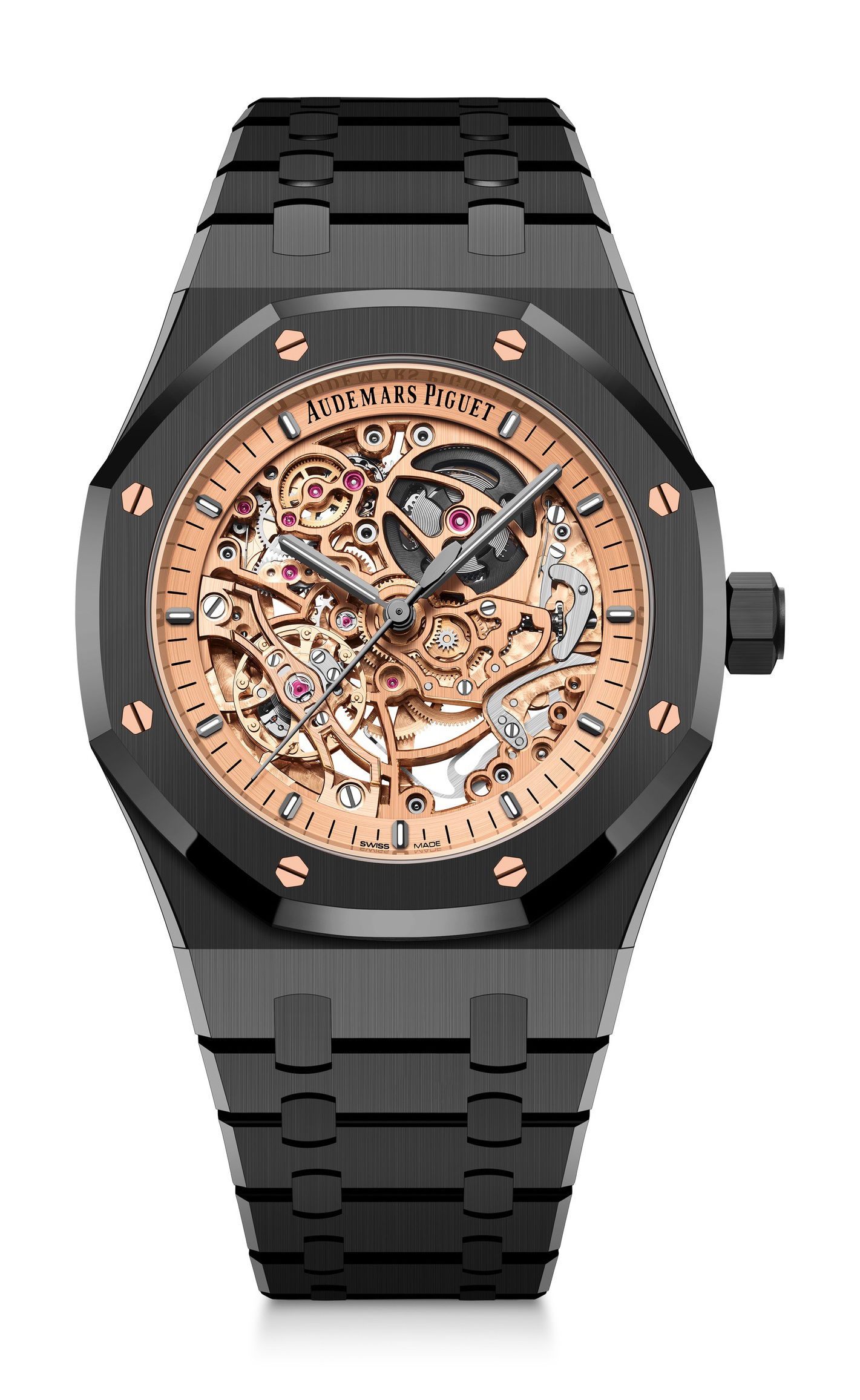 Audemars Piguet Royal Oak Double Balance Wheel Openworked 41 luxury timepiece - detailed view