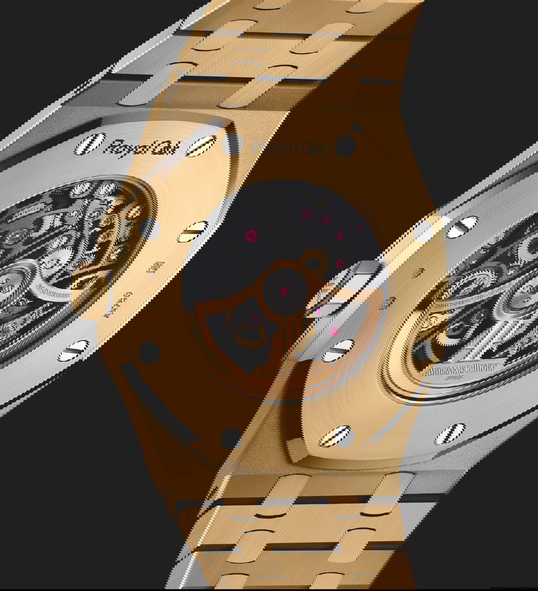 Audemars Piguet Royal Oak Frosted Gold Double Balance Wheel Openworked - View 3
