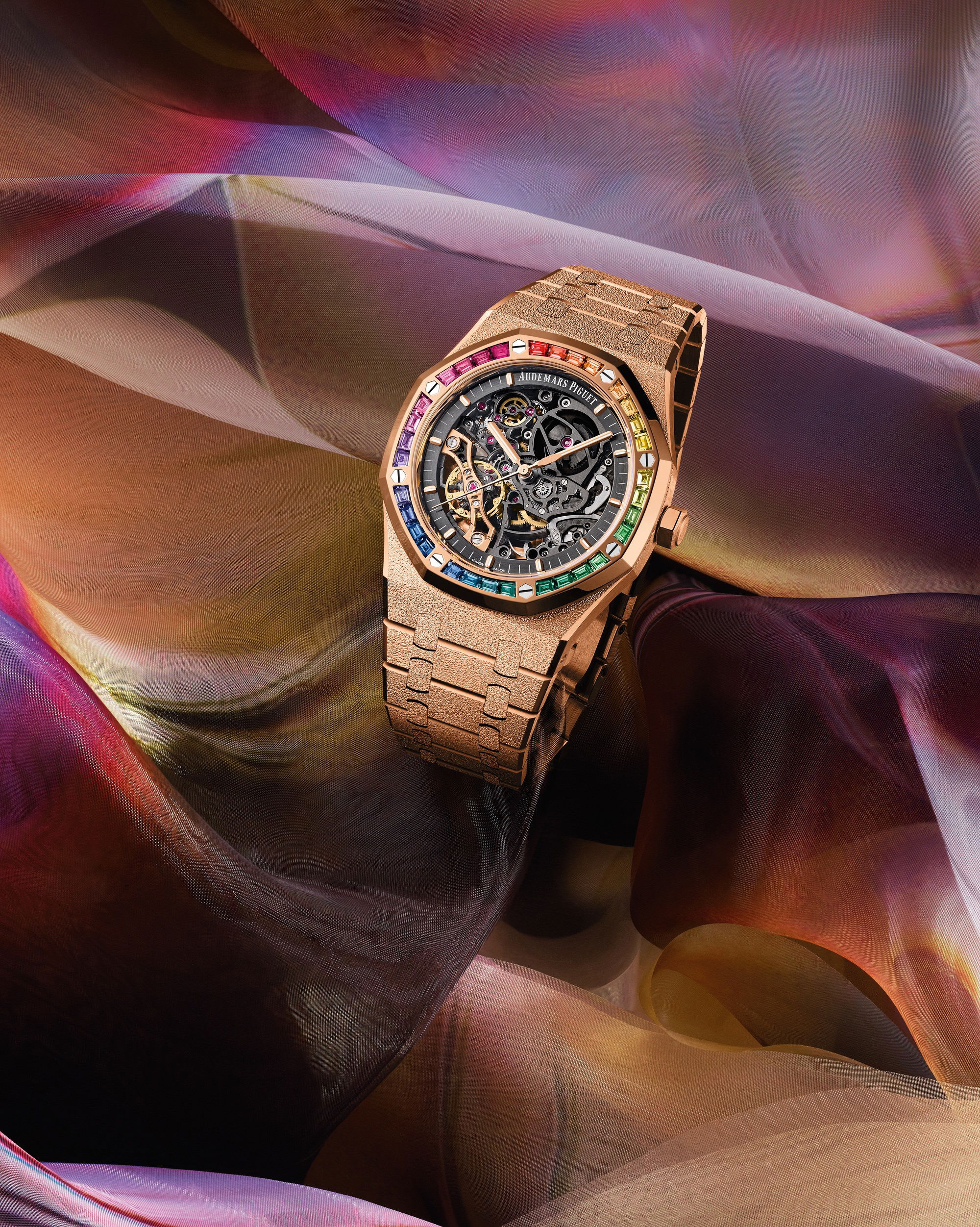 Audemars Piguet Royal Oak Frosted Gold Double Balance Wheel Openworked - View 3
