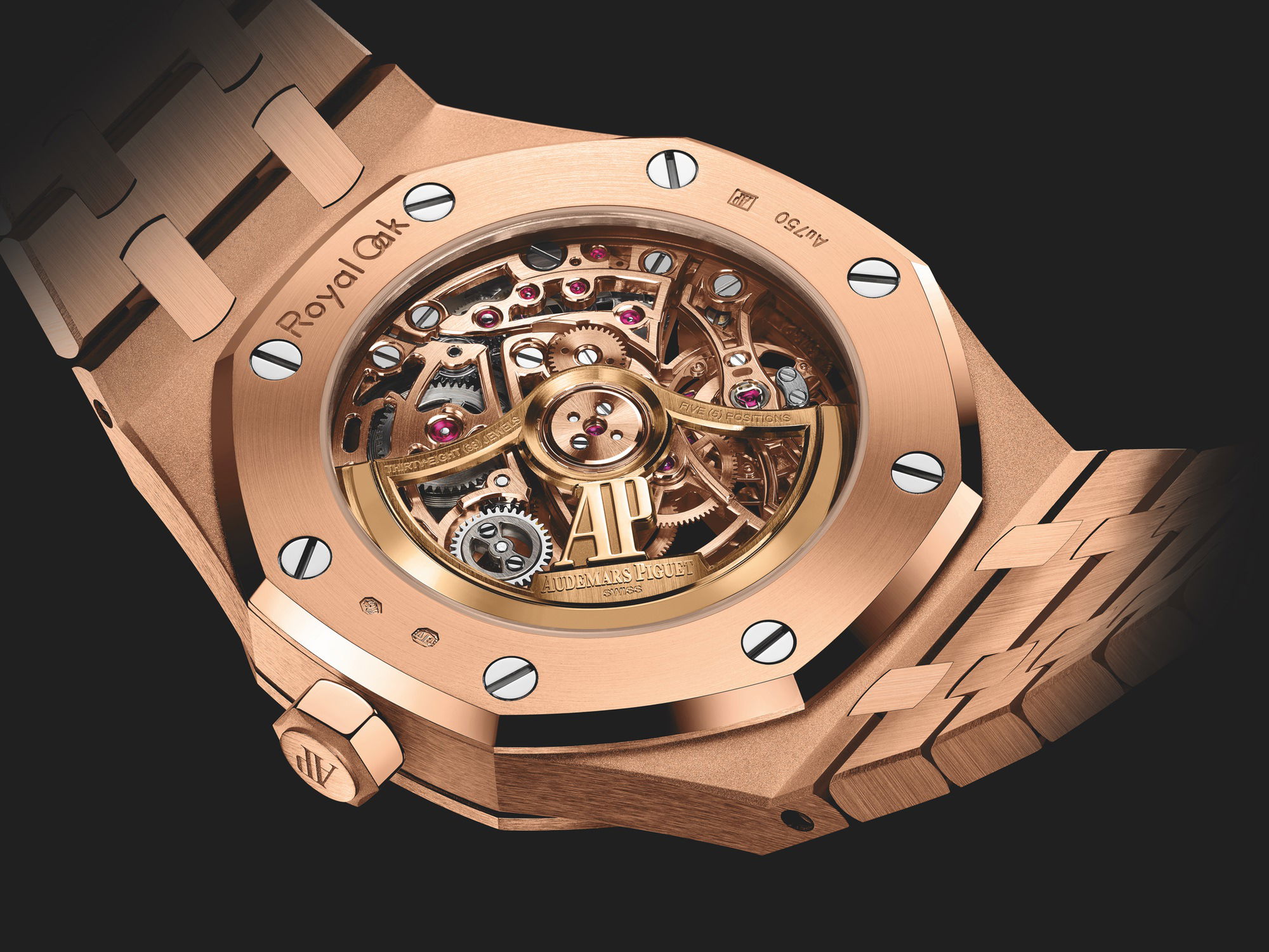 Audemars Piguet Royal Oak Frosted Gold Double Balance Wheel Openworked - View 2