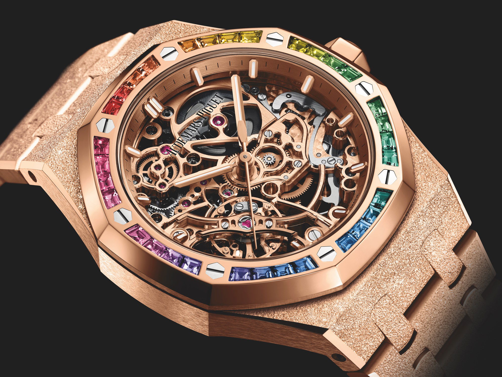 Audemars Piguet Royal Oak Frosted Gold Double Balance Wheel Openworked - View 3