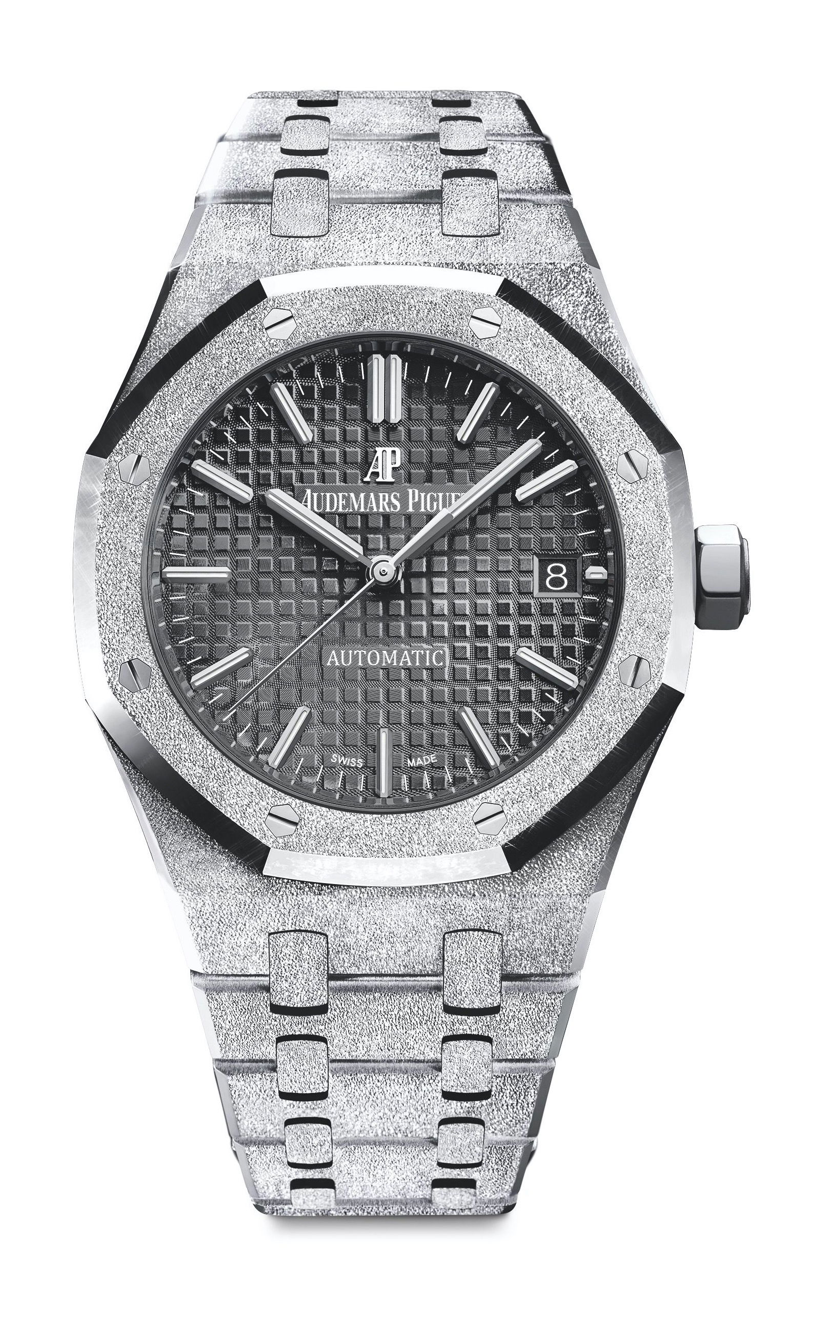 Audemars Piguet Royal Oak Frosted Gold Selfwinding luxury timepiece - detailed view