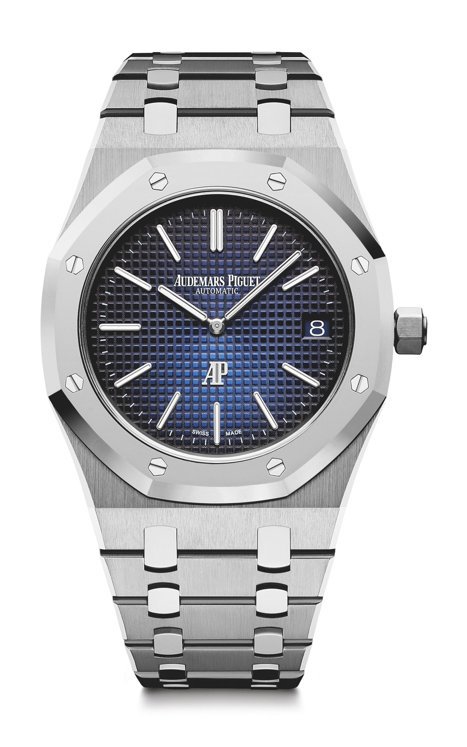 Audemars Piguet Royal Oak “Jumbo Extra-Thin” luxury timepiece - detailed view
