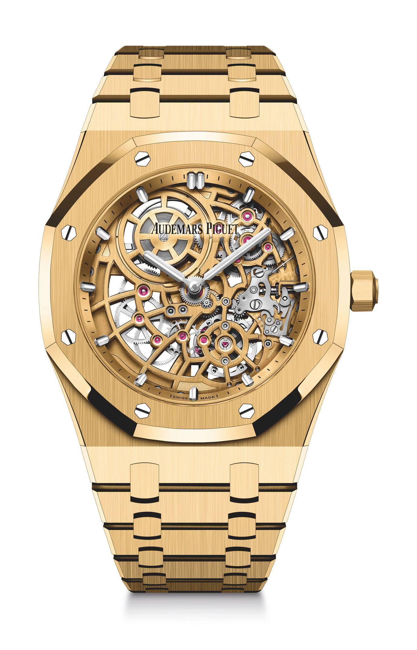 Audemars Piguet Royal Oak “Jumbo” Extra-Thin Openworked luxury timepiece - detailed view