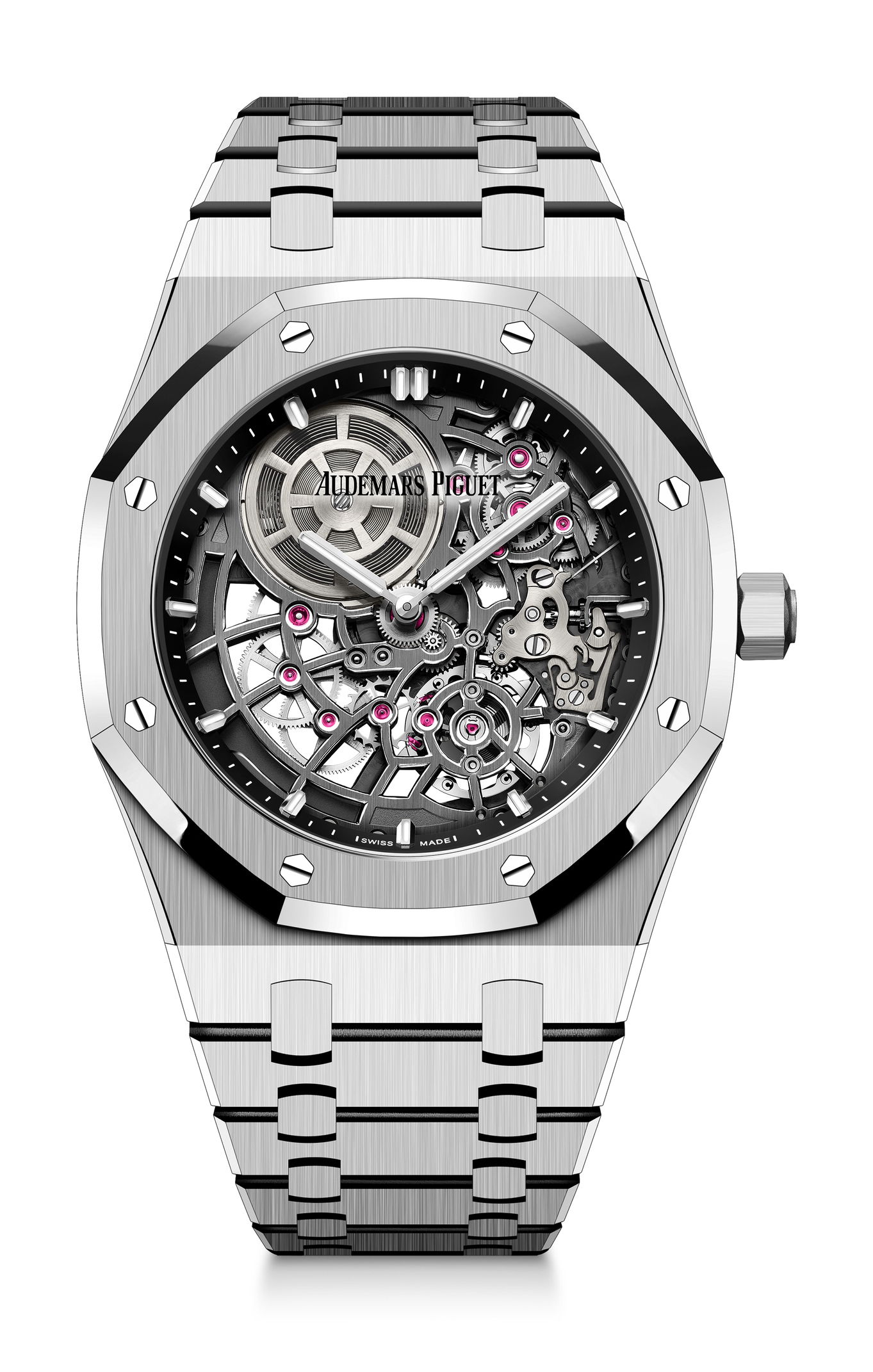 Audemars Piguet Royal Oak “Jumbo” Extra-Thin Openworked luxury timepiece - detailed view