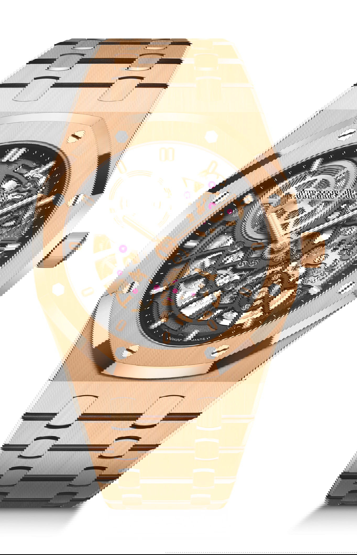 Audemars Piguet Royal Oak “Jumbo” Extra-Thin Openworked luxury timepiece - detailed view