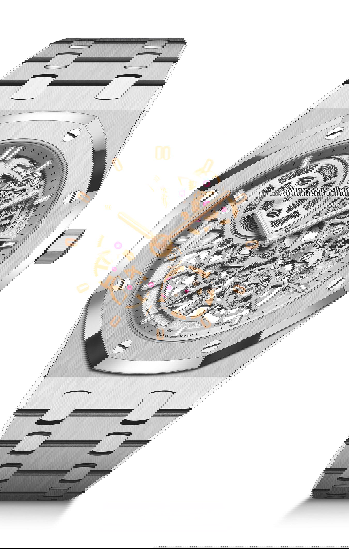 Audemars Piguet Royal Oak “Jumbo” Extra-Thin Openworked luxury timepiece - detailed view