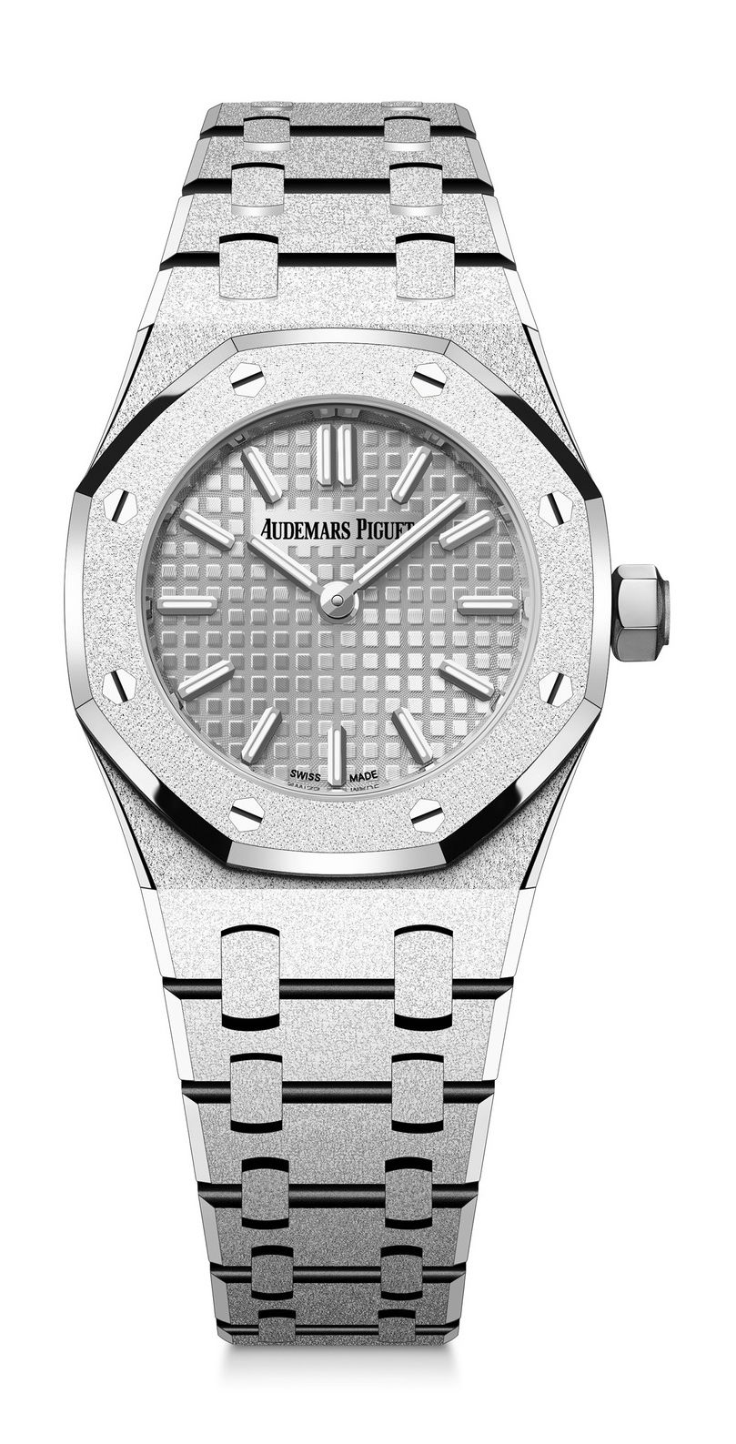 Audemars Piguet Royal Oak Mini Frosted Gold Quartz 23 luxury timepiece - detailed view