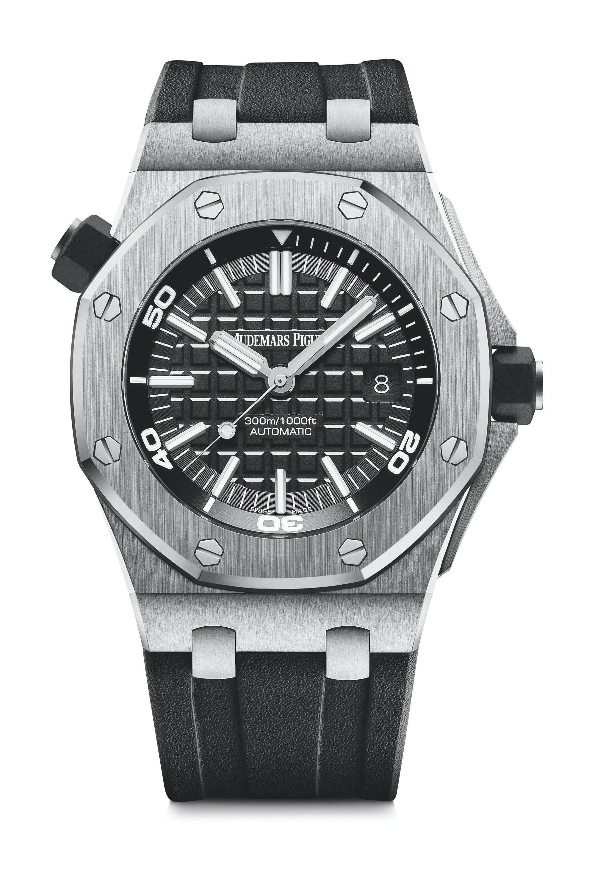 Audemars Piguet Royal Oak Offshore Diver luxury timepiece - detailed view