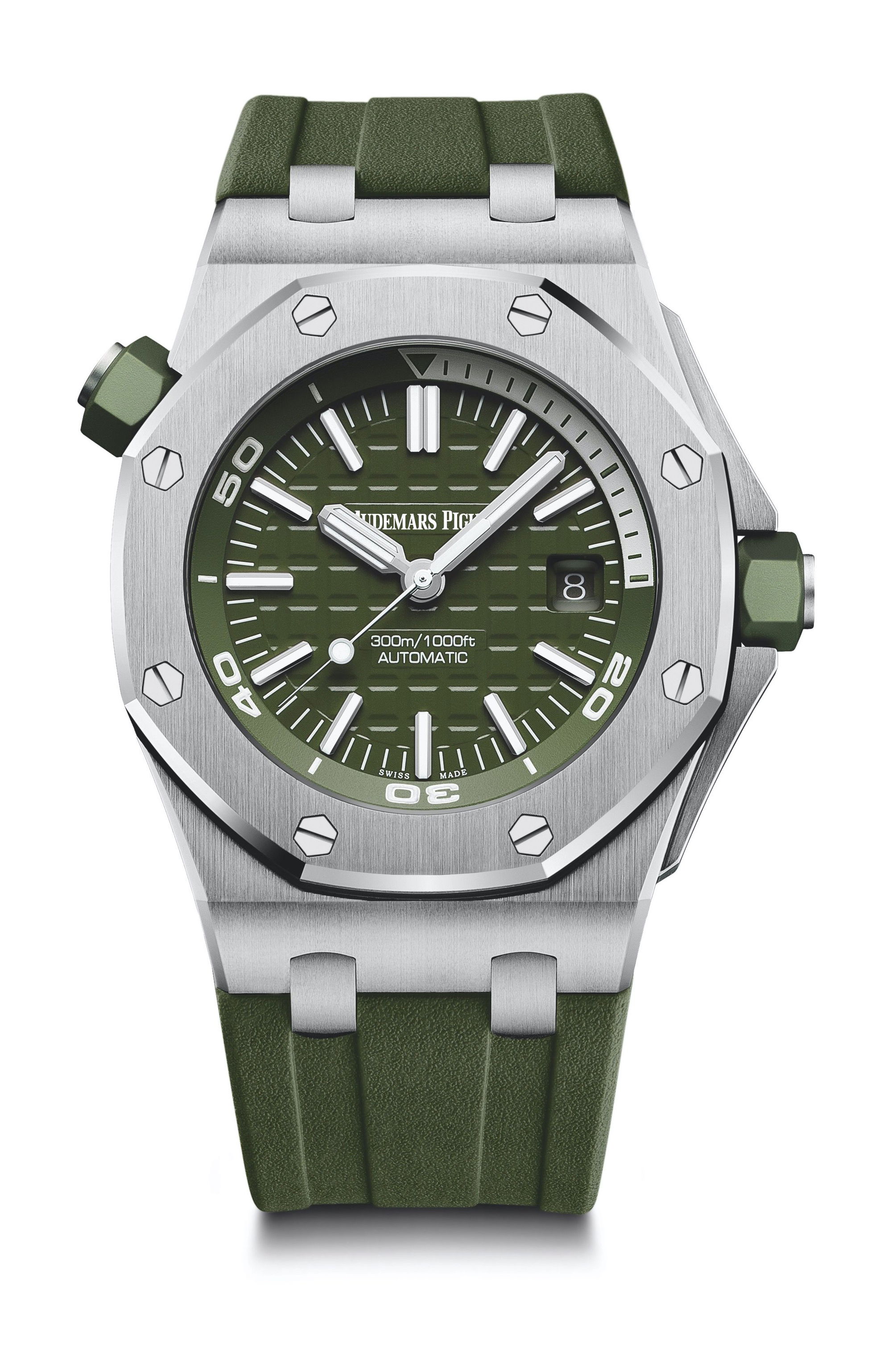Audemars Piguet Royal Oak Offshore Diver luxury timepiece - detailed view