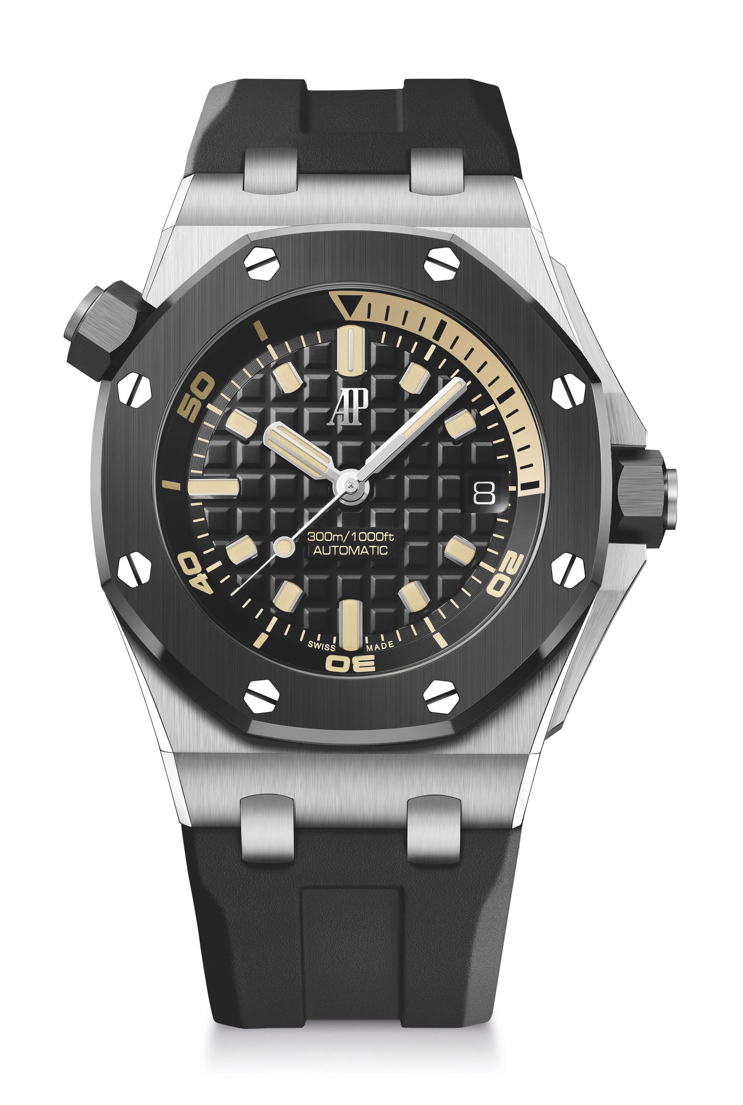 Audemars Piguet Royal Oak Offshore Diver luxury timepiece - detailed view