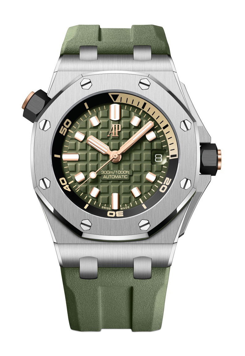 Audemars Piguet Royal Oak Offshore Diver luxury timepiece - detailed view