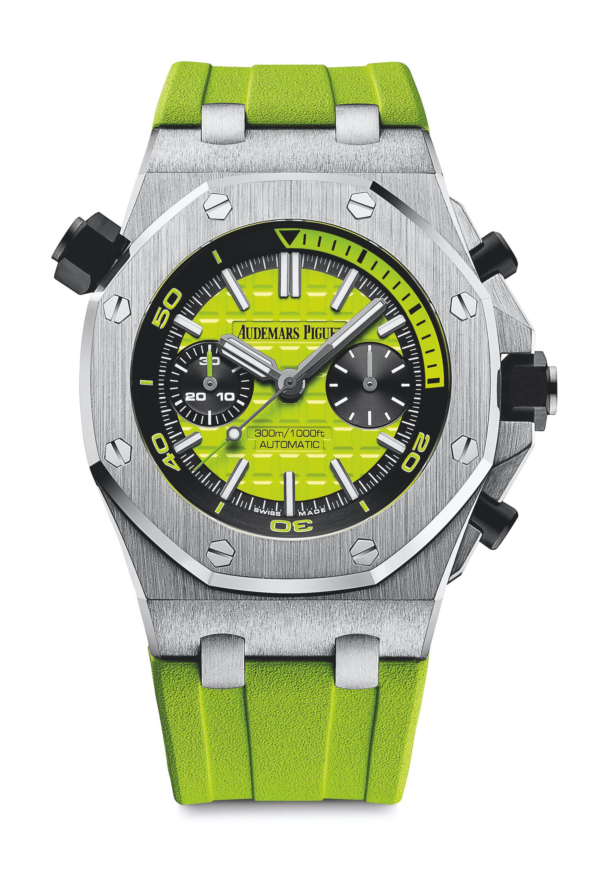 Audemars Piguet Royal Oak Offshore Diver Chronograph luxury timepiece - detailed view