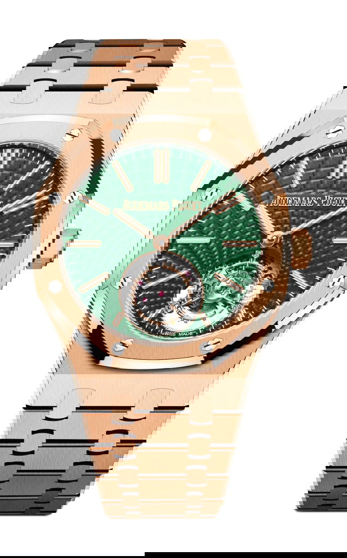 Audemars Piguet Royal Oak Offshore Selfwinding Flying Tourbillon luxury timepiece - detailed view