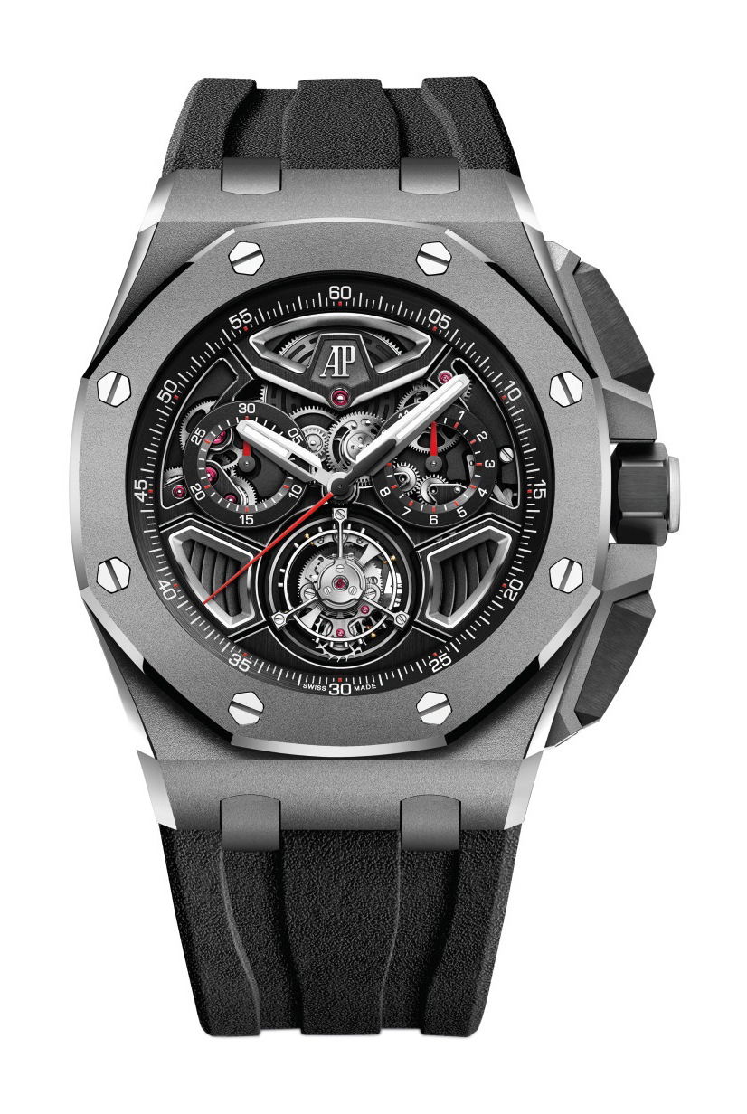 Audemars Piguet Royal Oak Offshore Selfwinding Flying Tourbillon Flyback Chronograph luxury timepiece - detailed view