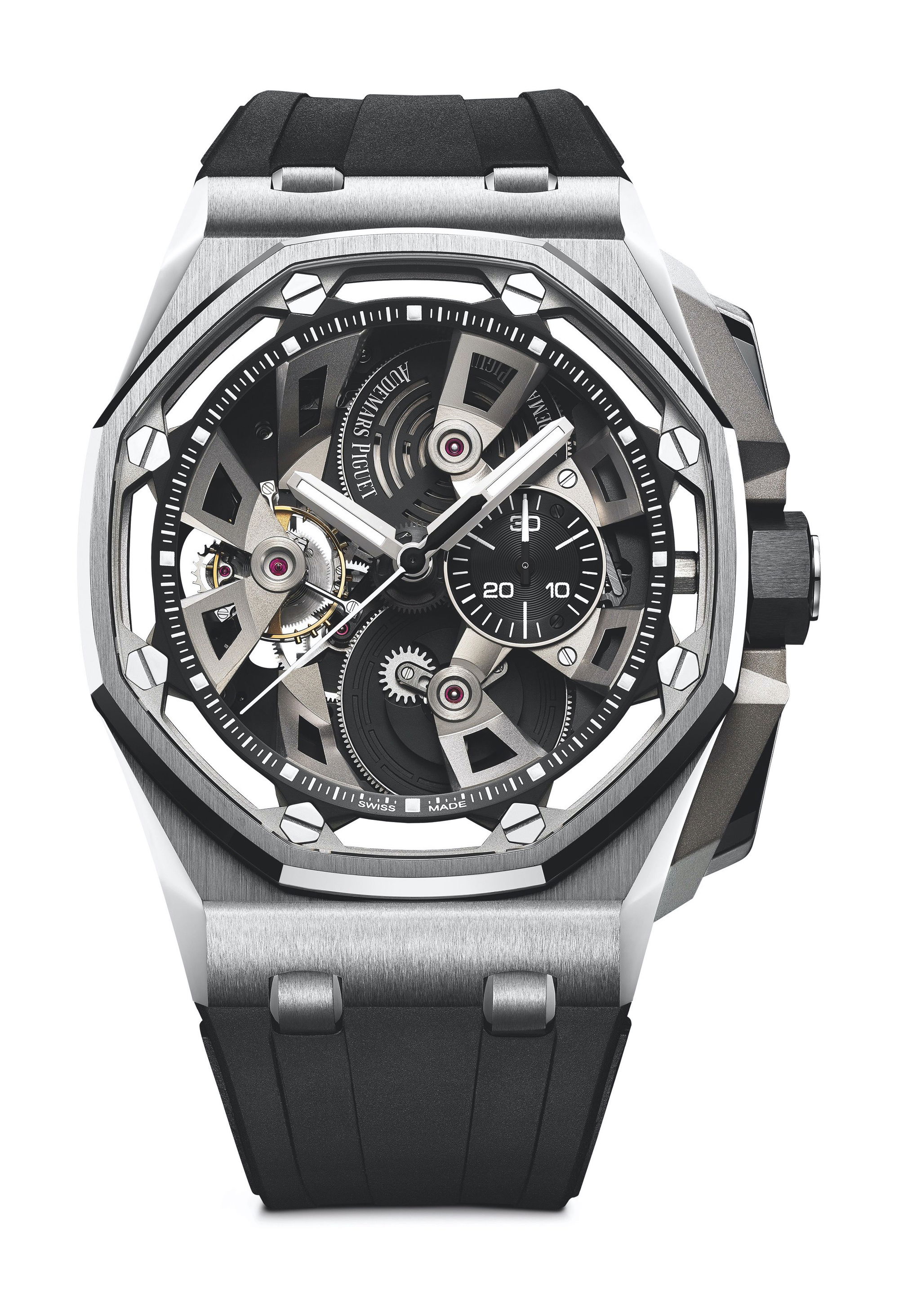 Audemars Piguet Royal Oak Offshore Tourbillon Chronograph luxury timepiece - detailed view