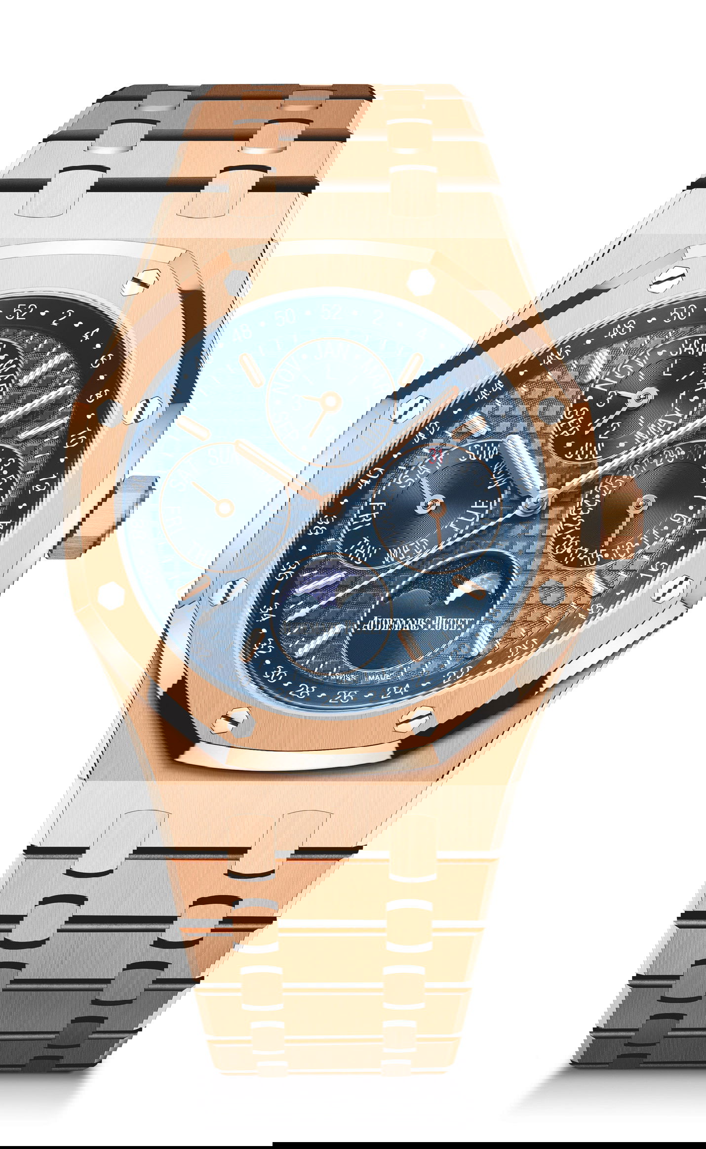 Audemars Piguet Royal Oak Perpetual Calendar luxury timepiece - detailed view