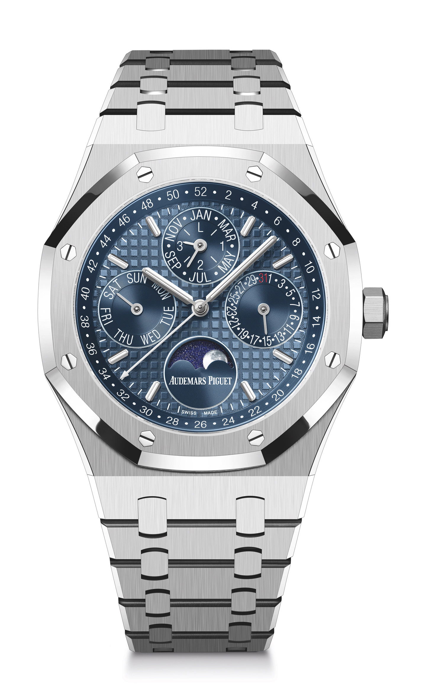 Audemars Piguet Royal Oak Perpetual Calendar luxury timepiece - detailed view