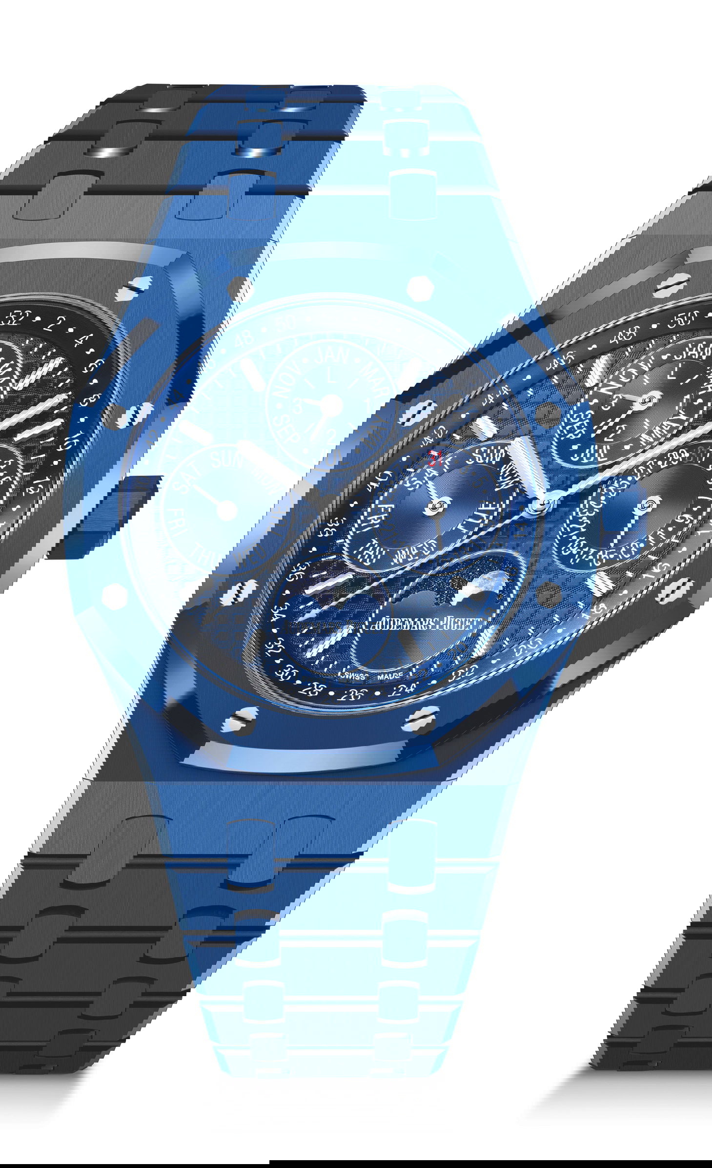 Audemars Piguet Royal Oak Perpetual Calendar luxury timepiece - detailed view