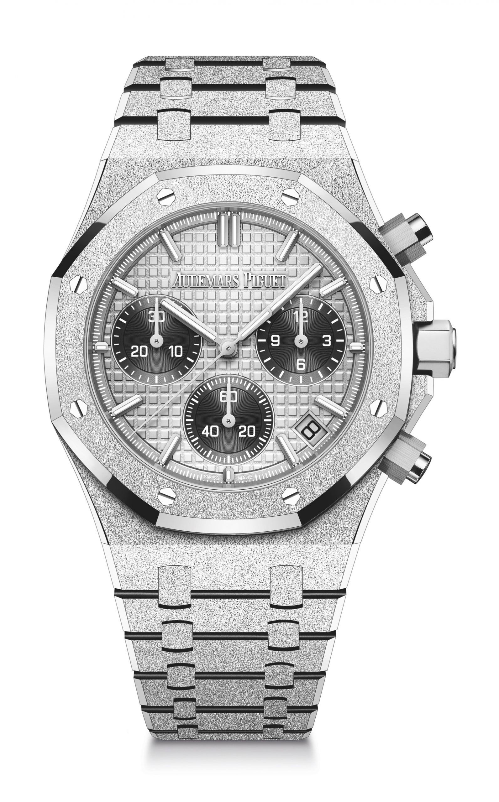 Audemars Piguet Royal Oak Selfwinding Chronograph Frosted Gold luxury timepiece - detailed view