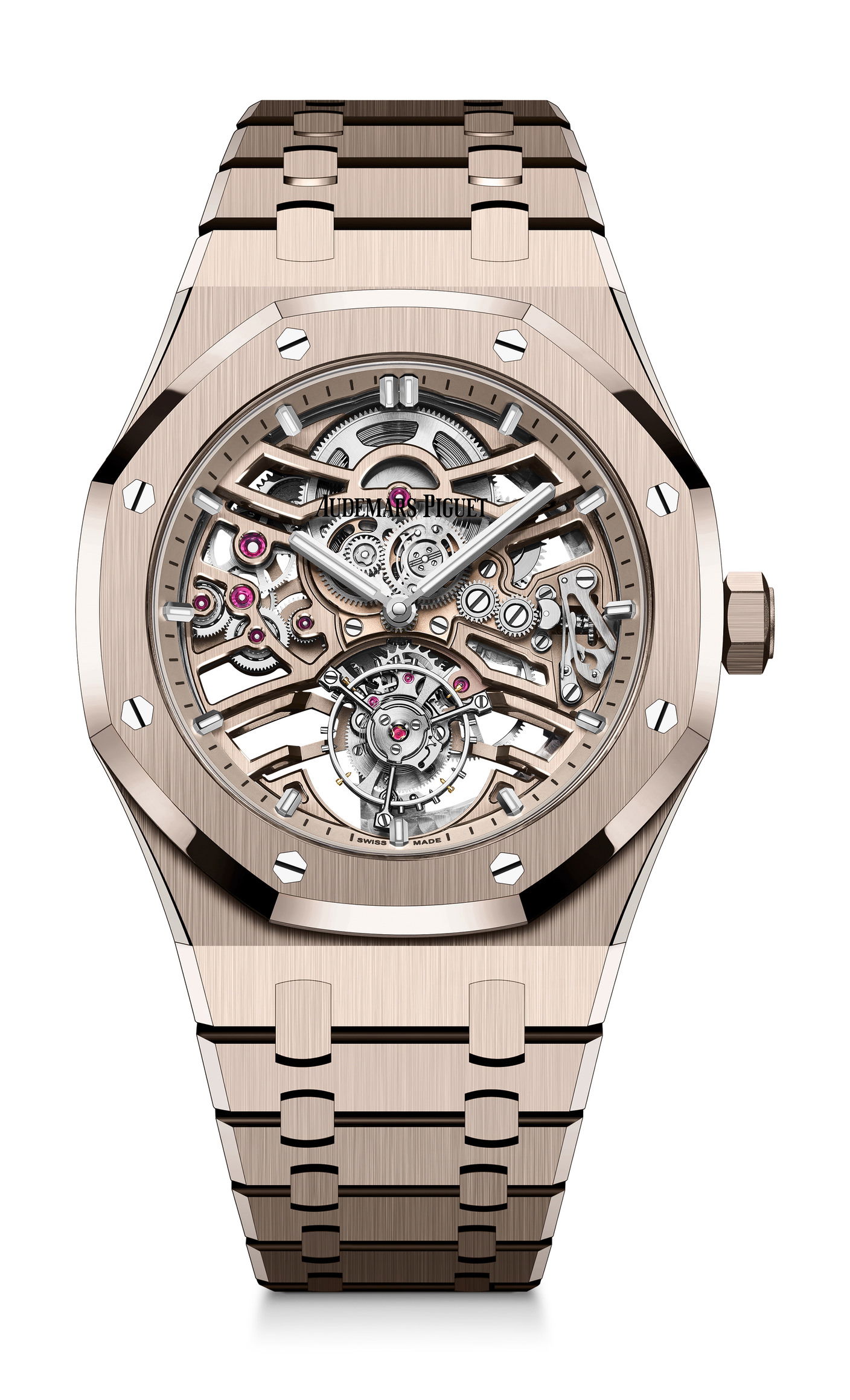 Audemars Piguet Royal Oak Selfwinding Flying Tourbillon Openworked luxury timepiece - detailed view