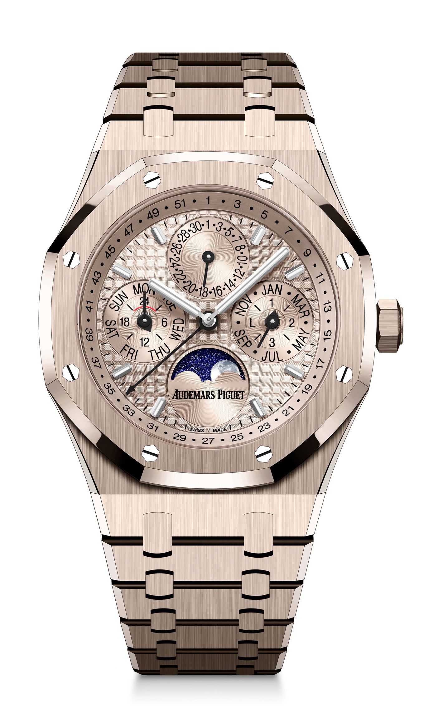 Audemars Piguet Royal Oak Selfwinding Perpetual Calendar 41 luxury timepiece - detailed view