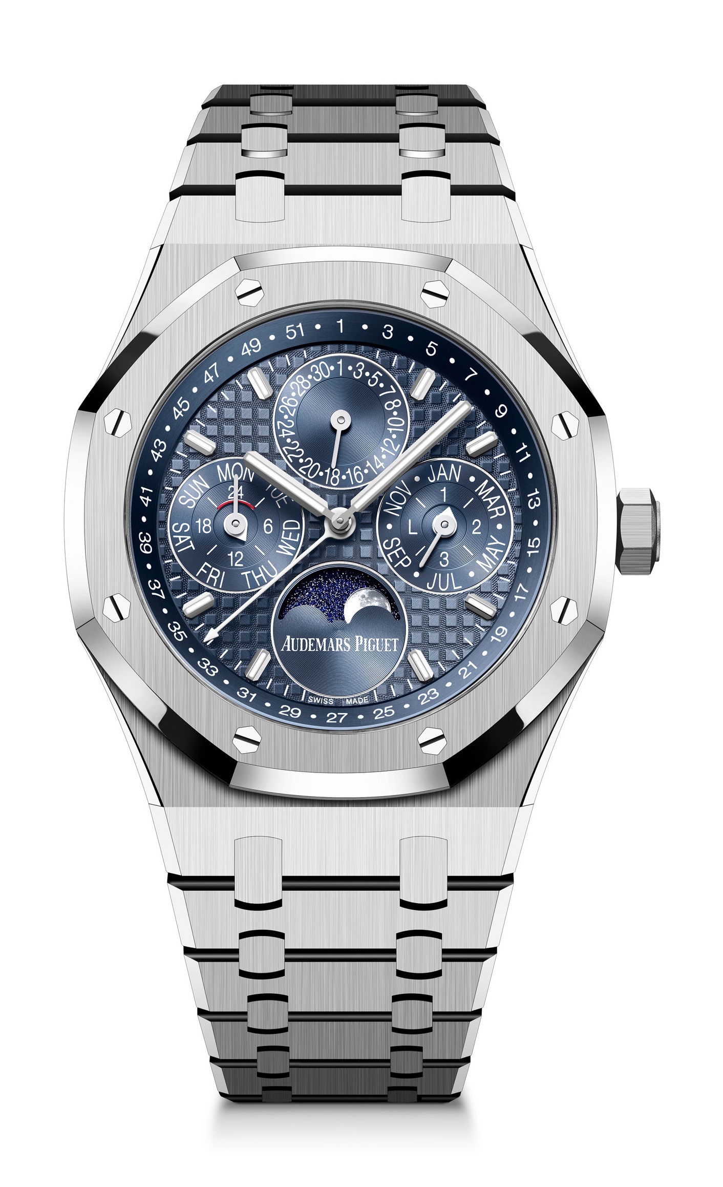 Audemars Piguet Royal Oak Selfwinding Perpetual Calendar 41 luxury timepiece - detailed view