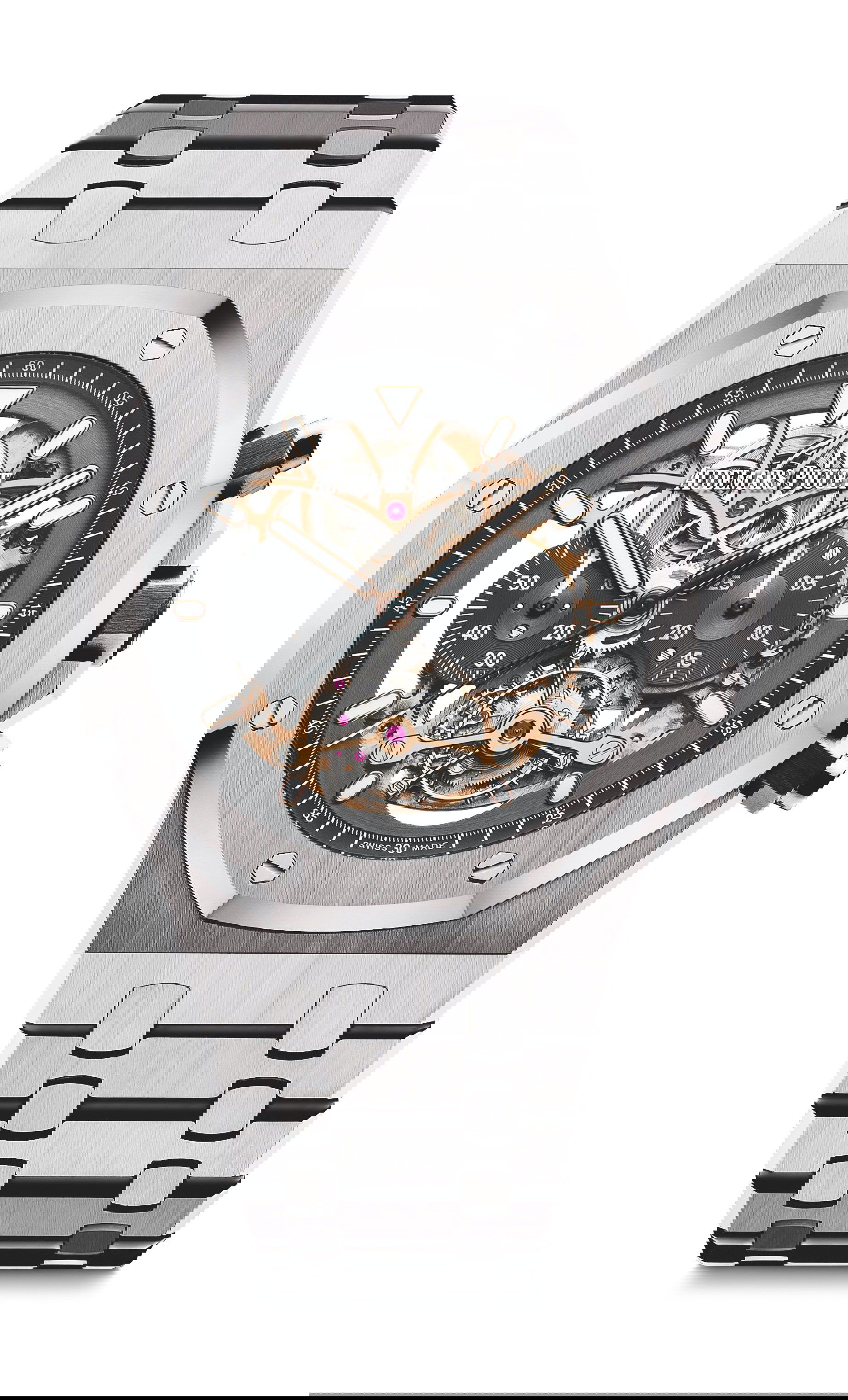 Audemars Piguet Royal Oak Tourbillon Chronograph Openworked luxury timepiece - detailed view