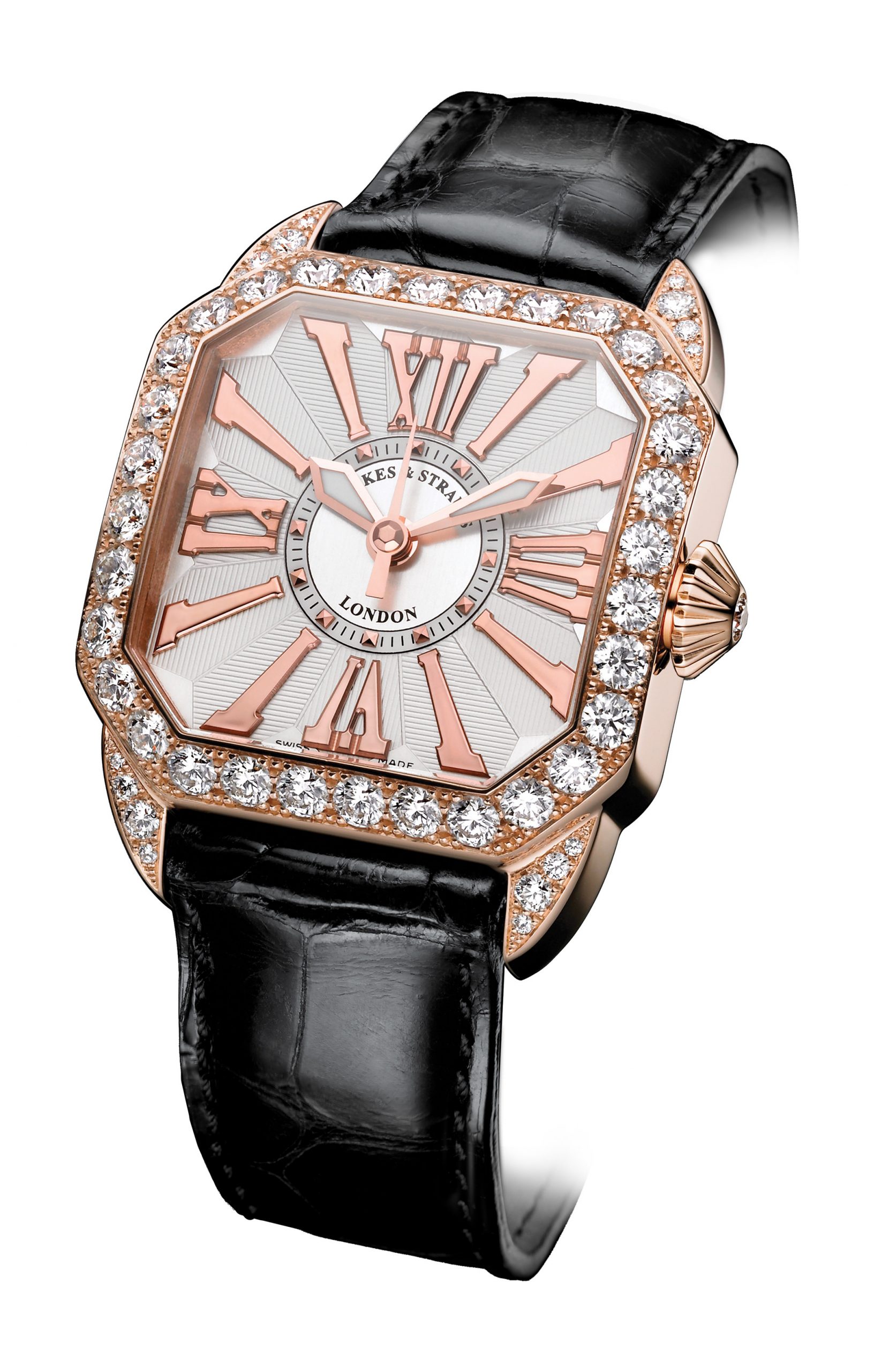 Backes & Strauss Berkeley 37 luxury timepiece - detailed view