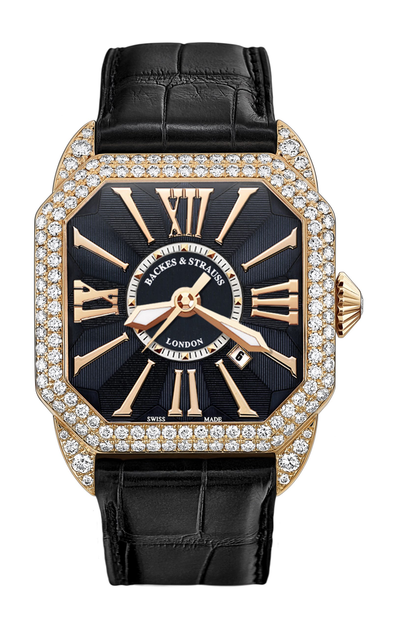 Backes & Strauss Berkeley 40 luxury timepiece - detailed view